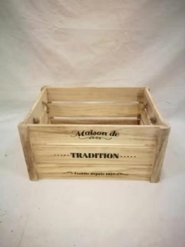 wooden crate