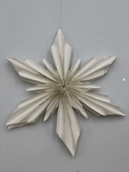 paper snowflake hanger (size: 20cm)