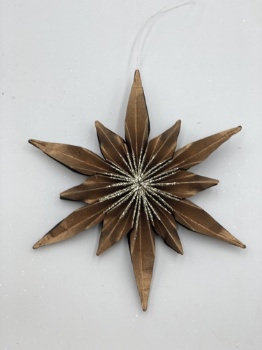 paper snowflake hanger (size: 17cm)