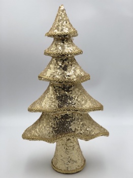 gold sequin tree (size:42cm)