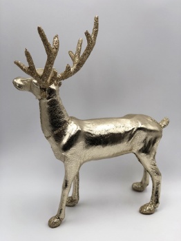 gold PU reindeer standing