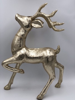 gold PU reindeer prance