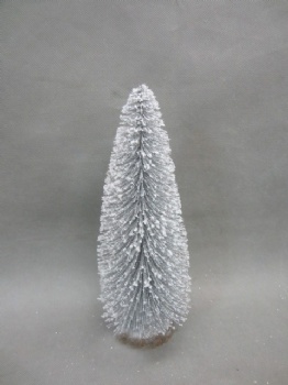 silver with snow tree 44cm & 36cm & 30cm