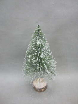 green with snow tree 35cm & 29cm