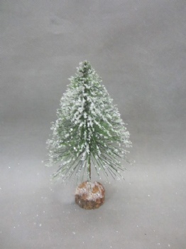 green with snow tree 35cm & 29cm