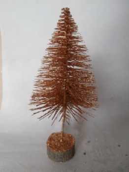 amber glitter tree 36cm & 30cm & 15cm