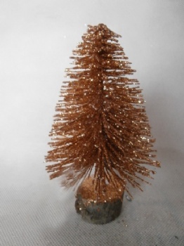 amber glitter tree 36cm & 30cm & 15cm