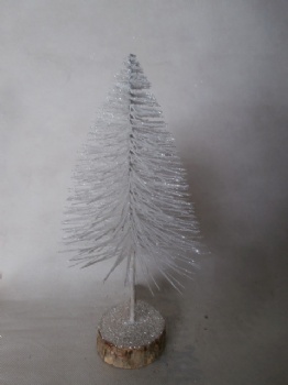 high silver glitter tree 36cm & 30cm & 15cm