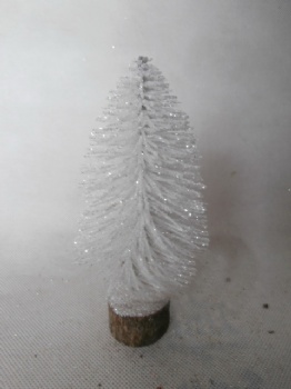 high silver glitter tree 36cm & 30cm & 15cm