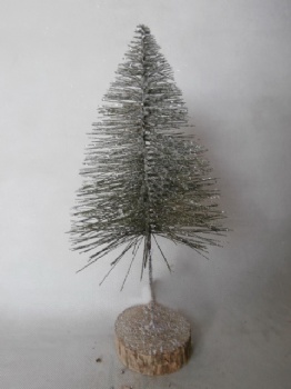 champagne glitter + snow tree 36cm & 30cm &15cm