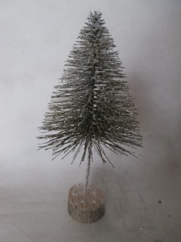 champagne glitter + snow tree 36cm & 30cm &15cm