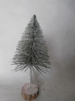 high silver glitter + snow tree 36cm & 30cm & 15cm