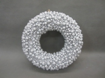 silver double side wreath 30cm & 22cm & 14cm