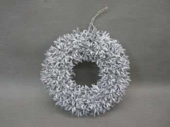 silver wreath 30cm