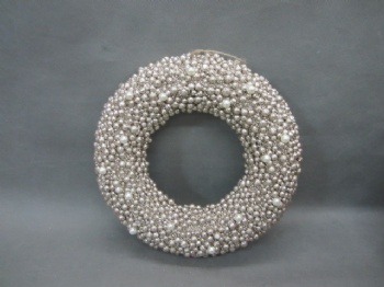 champagne wreath d=49cm & 37cm & 27cm