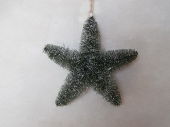 high silver + snow star 25cm & 20cm & 15cm