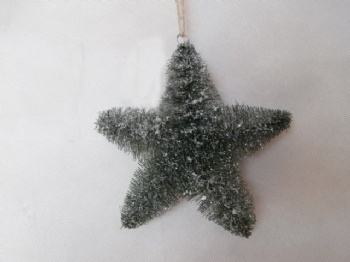 high silver + snow star 25cm & 20cm & 15cm