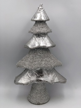 silver christmas tree (size: 42cm)