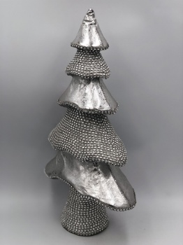 silver christmas tree (size: 42cm)