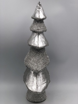 silver christmas tree (size: 42cm)