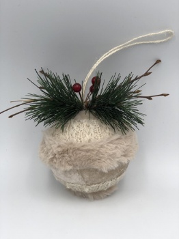 star, heart, ball hanger with pine needle