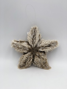 white,brown, star hanger (size: h=16cm)