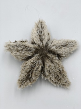 white,brown, star hanger (size: h=16cm)