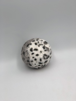 white, white+silver star, leopard print ball hanger (d=10cm)