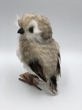 two color owl  (size:h=17cm)