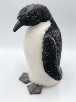 black, white penguin (size: h=27cm & 26cm)