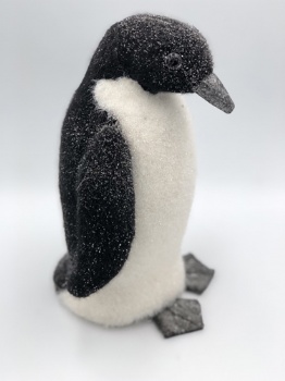 black, white penguin (size: h=27cm & 26cm)