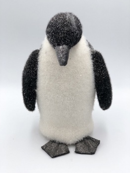 black, white penguin (size: h=27cm & 26cm)