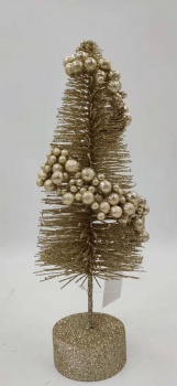 Christmas tree gold with foam