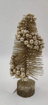 Christmas tree gold with foam