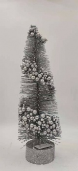 Christmas tree silver with foam