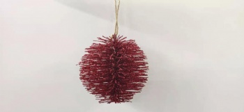 Christmas ball red