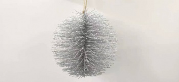 Christmas ball silver