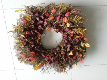 Fall lantern wreath