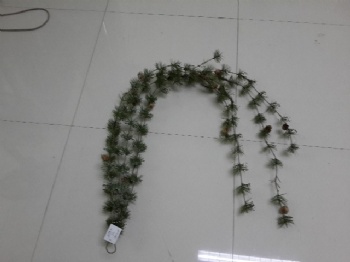 Christmas pine needle garland