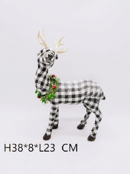 Christmas Reindeer Black