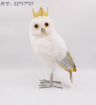 Christmas Owl White