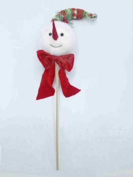 Christmas Pick-snowman, santa, hat