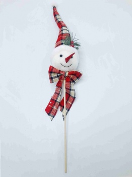 Christmas Pick-snowman, santa, hat