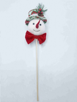 Christmas Pick-snowman, santa, hat