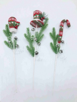 Christmas Pick-Hat,cane star, snowman