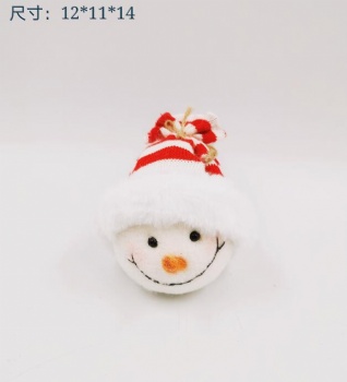 Christmas Snowman Head Hanger