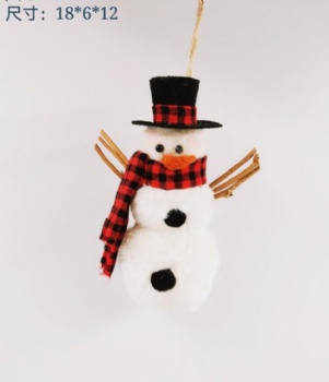 Christmas Snowman Head Hanger