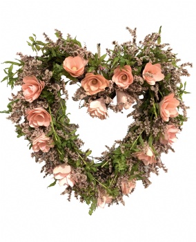 Valentines Day Heart Wreath