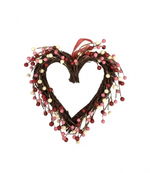 Valentines Day Heart Wreath