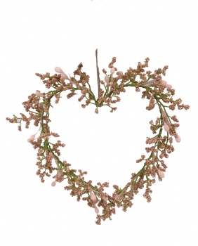 Valentines Day Heart Wreath